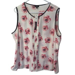Talbots Petite Women's Floral Sleeveless Top - 22WP